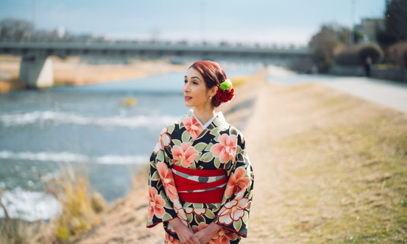 kyoto photoshoot in kimono