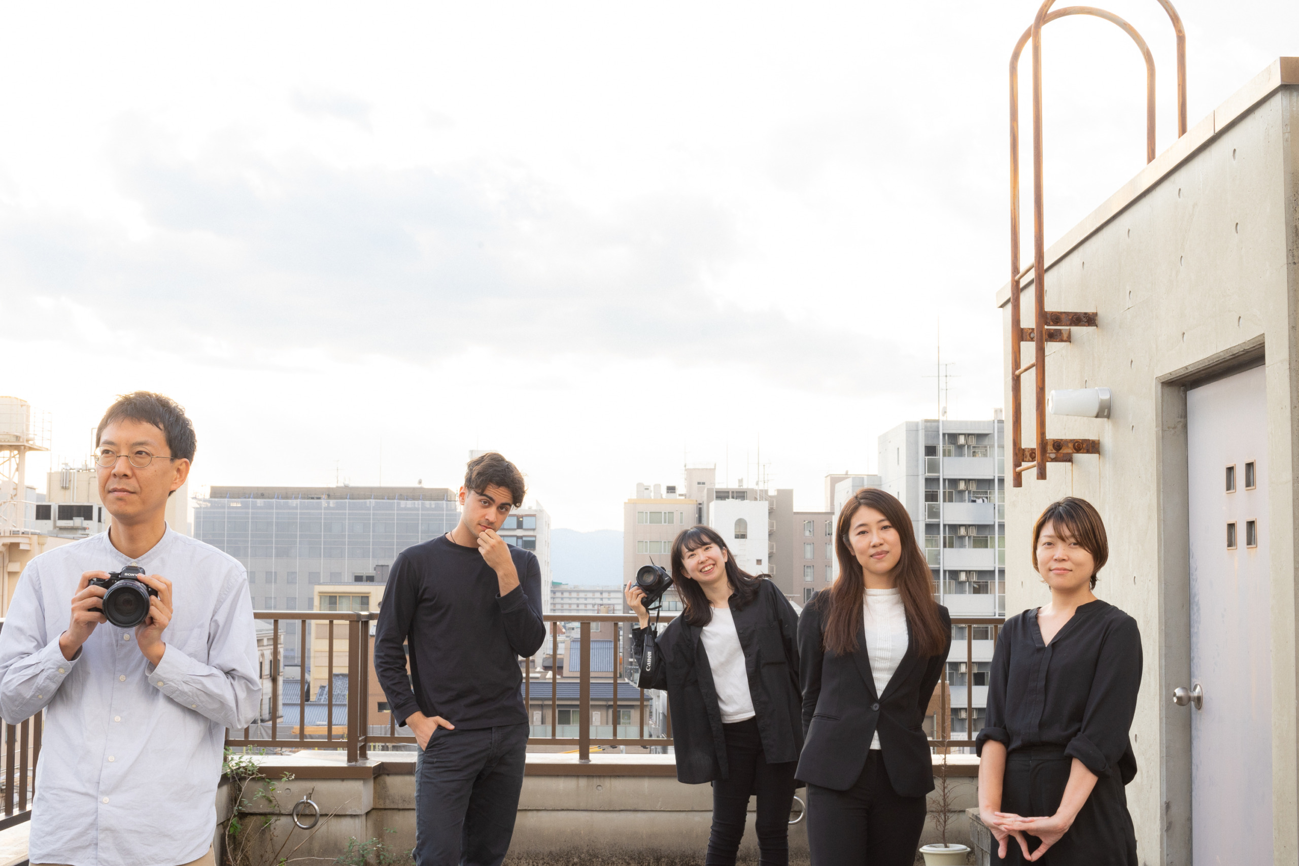 Photograph of the team of photographers of Studio Trip Kyoto